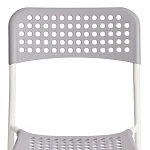 Стул ADDE (mod. C-049), металл/пластик, 39 х 49 х 78 см, Grey(серый)/White(белый) разборный | изображение 6