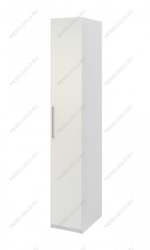 Шкаф-пенал Отис МН-039-05 П1 с фасадом ЛДСП (белый)