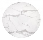 Стол обеденный Halmar AMBROSIO (белый мрамор/черный) | изображение 2