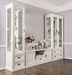 Гостиная Натали 1+тв+2 белый глянец | изображение 1