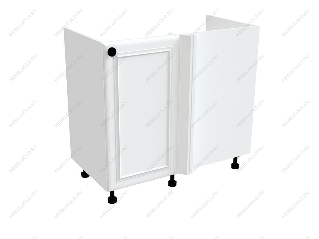 Стол под мойку угловой СМУ-100 л, Бьянка (900*470*820) Белый, 21112