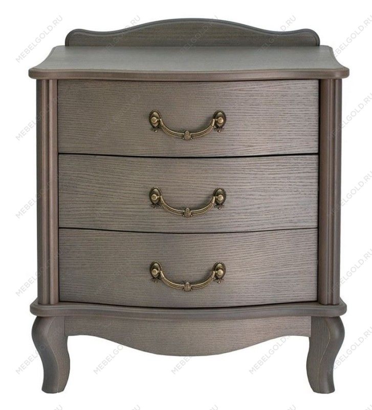 Тумбочка прикроватная Джульетта 3 ящ. (серый ясень) | изображение 1