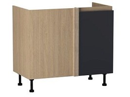 Дуб Палермо/Синий матовый