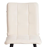 Стул обеденный Bari, LT, флок, молочный/черный, 4, 41х55х89 см | изображение 5