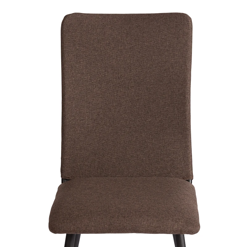 Стул обеденный La Rousse, NEW, ткань рогожка, коричневый/черный, 3М7-147, 45x55x93 см | изображение 5
