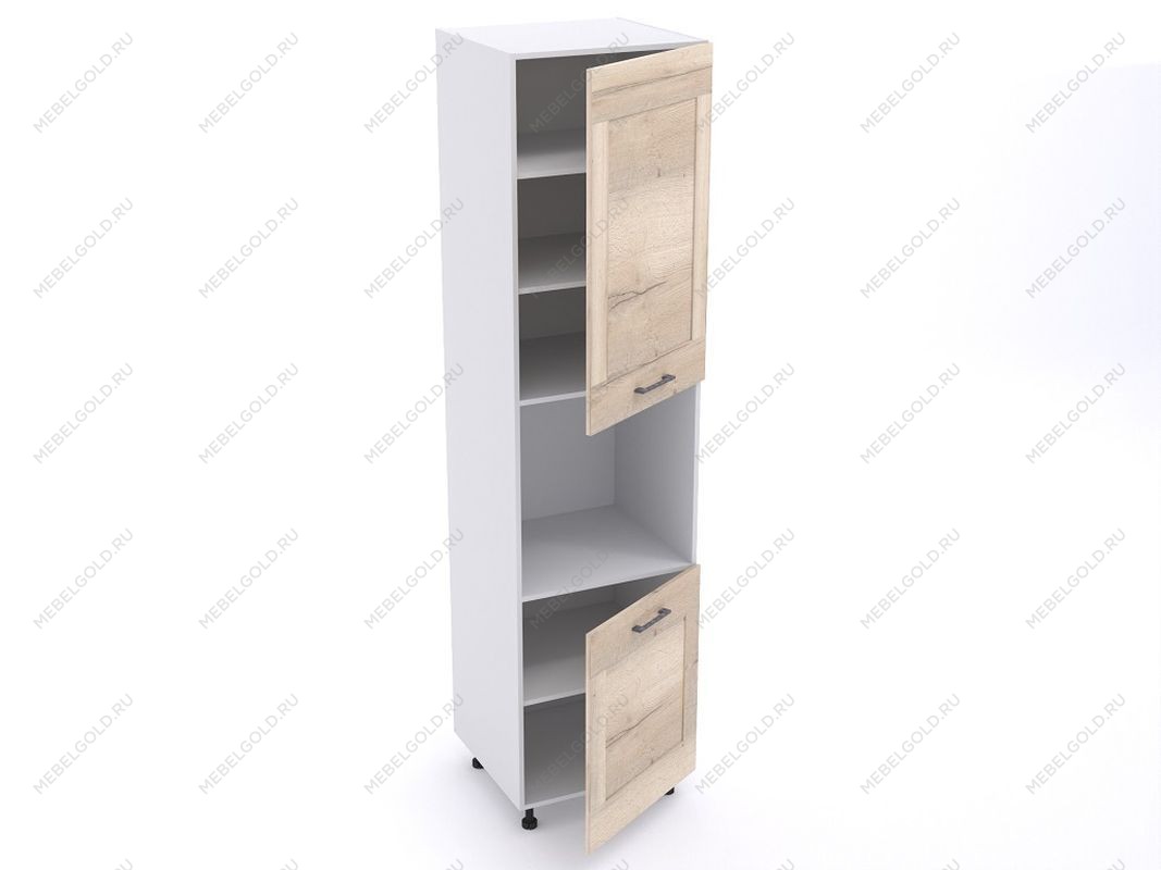 Пенал 960 ПГ-60 под духовой шкаф, Дублин (600*570*2406) Дуб галифакс белый, 21666 | изображение 1