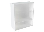 Шкаф со стеклом ШСТ-80, Бьянка (800*320*960) Белый, 21133 | изображение 1