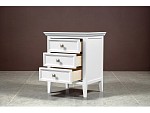 Тумба прикроватная 3 ящика Manhattan (Белый) | изображение 4