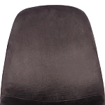 Стул BREEZE (mod. 4724), Велюр/металл, 44 х 53 х 87 см, Dark grey (темно-серый) HLR24 / черный | изображение 6