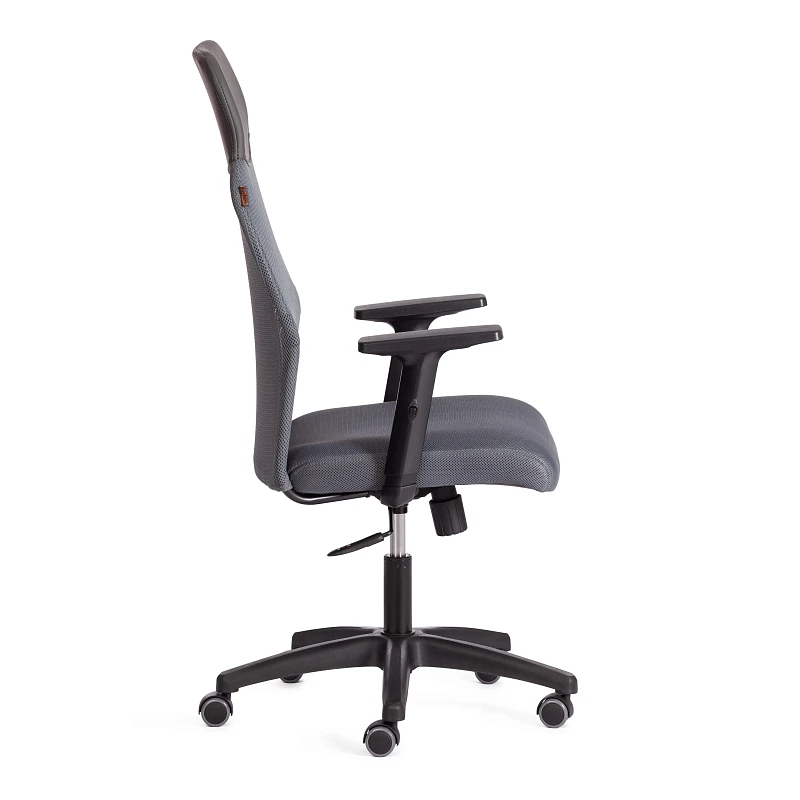 Кресло PRACTIC PLT, ткань/кож/зам, серый/металлик, TW-12/W-12/36 | изображение 1