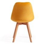 Стул TULIP SOFT (mod. 74) желтый (HLR 41)/натуральный | изображение 3