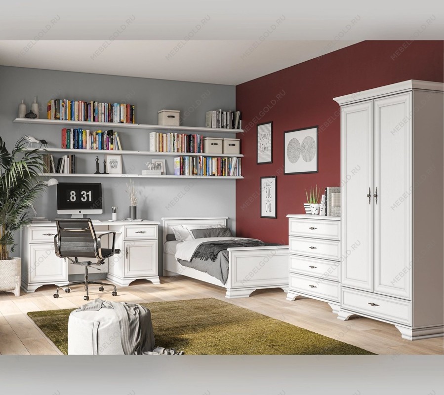 Комод Кентаки KOM4S белый | изображение 3