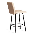 Полубарный стул Medeo/Медео, экокожа, бежевый, 42х56х102 см | изображение 2