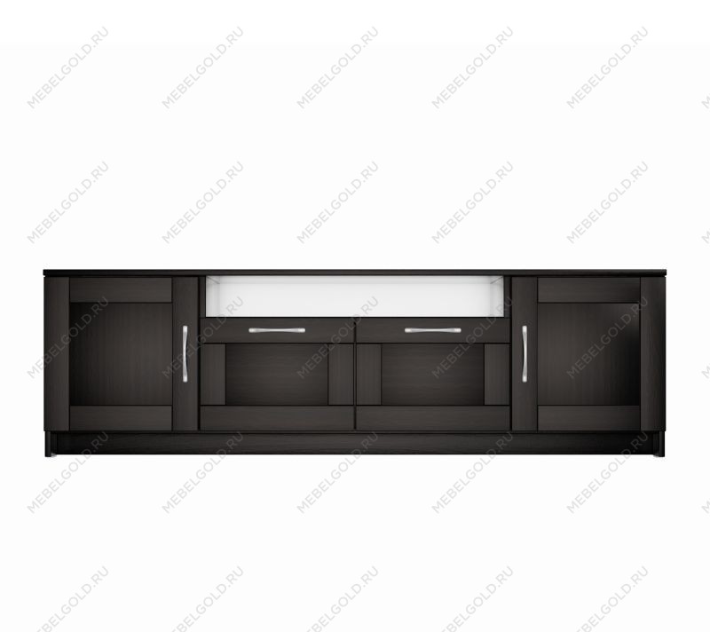 БРИМНЭС / СИРИУС тумба ИКЕА / IKEA 2 двери и 2 ящика 156х47 Дуб Венге | изображение 1