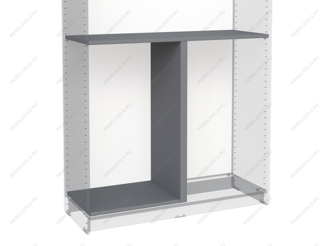 МАКС секция разделительная 100х36 серая | изображение 1