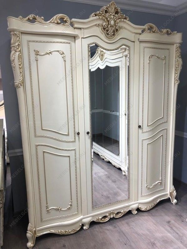 м. Римская - Шкаф Джоконда 3-дверный крем глянец | изображение 2