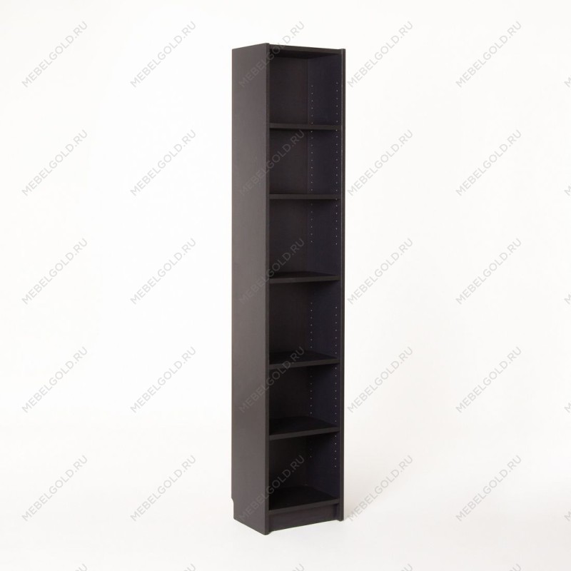 МАЛЬМ / VARMA Стеллаж ИКЕА / IKEA 40, 40x200x28, шпон, черный | изображение 1