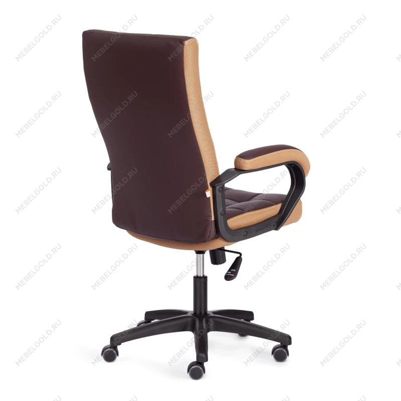 Кресло TRENDY (22), кож/зам/ткань, коричневый/бронзовый, 36-36/21 | изображение 2