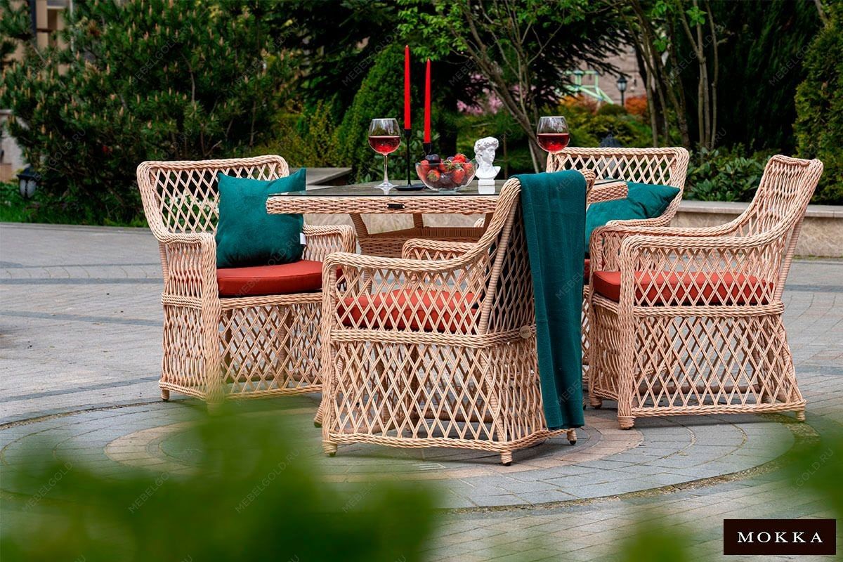 Плетеное стул-кресло MOKKA VILLA ROSA | изображение 8