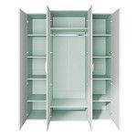 Шкаф Замира 4-дверный оливковый | изображение 1