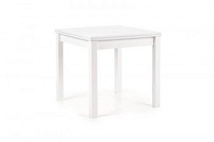 Стол обеденный Halmar GRACJAN раскладной (белый) 80-160/80/76