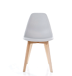 Стул кухонный Signal MORIS (светло-серый/бук) | изображение 2