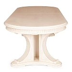 Стол VERSAL овальный, бук, мдф, 300 (350/400) х 110 х 78 см, бежевый патина | изображение 1