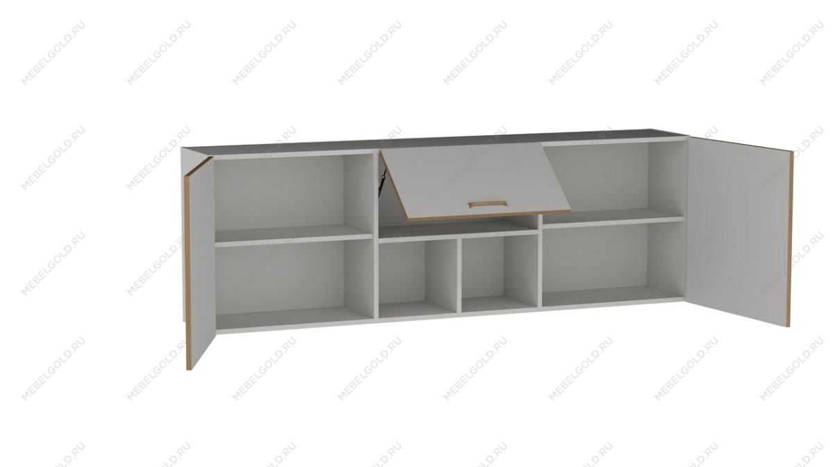 Шкаф ШГ-180 NEW, Смарт (1800*316*600) Серый, 22621 | изображение 1