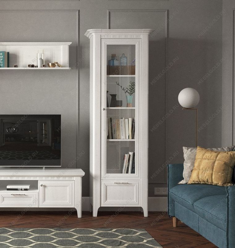 Пенал со стеклом, Клер (746*458*2054) Сосна Андерсен, 31501 | изображение 2