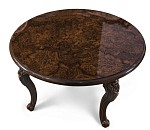 Столик круглый Джоконда корень дуба глянец | изображение 1