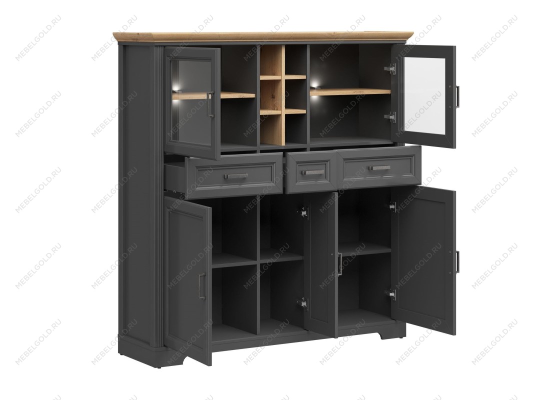 Шкаф Жасмин REG2W3D3S с подсветкой | изображение 2