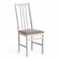 Стул SWEDEN white, ткань бежевая (Ford William 7)