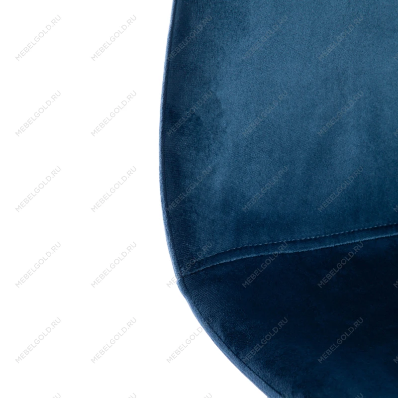 Стул BREEZE (mod. 4724), Велюр/металл, 44 х 53 х 87 см, Blue (синий) HLR63 / черный | изображение 6