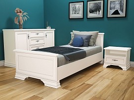 Кровать Кентаки LOZ/90x200 белый