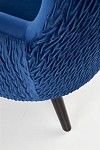 Кресло Halmar RAVEL (темно-синий/черный) | изображение 6
