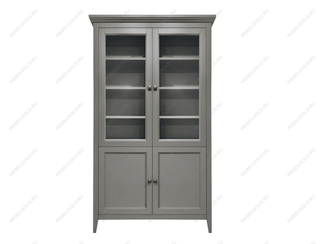 Библиотека 2 дверная Manhattan (Серый)