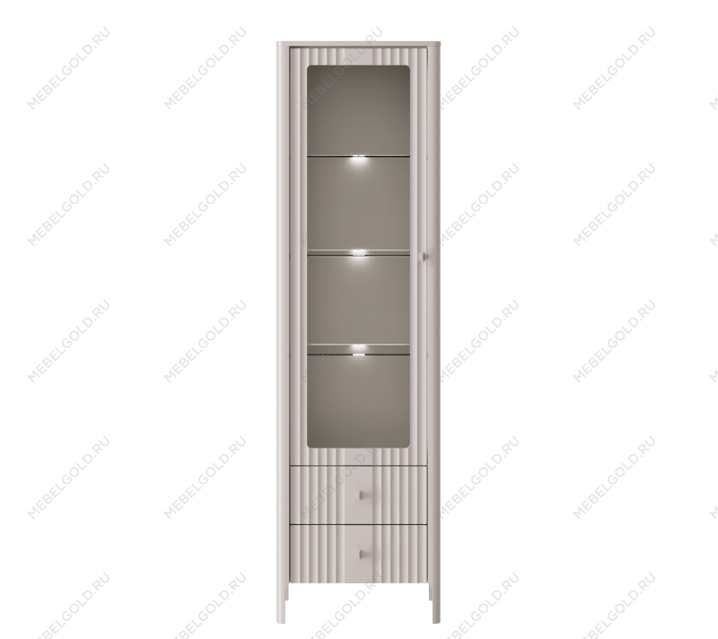 Витрина с подсветкой Далия REG1W2S персидский жемчуг