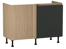 Дуб Палермо/Зеленый матовый