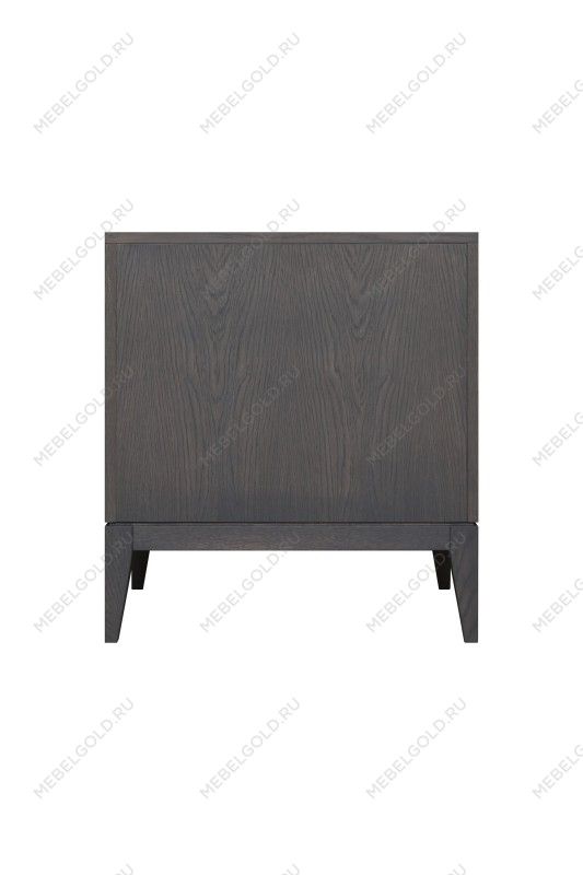 Тумба прикроватная Сидней 2 ящика, дуб графит | изображение 3