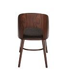 Лобня - Стул Антверпен коричневая ткань + спинка и ножки орех | изображение 4