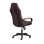 Кресло DRIVER (22), кож/зам/ткань, коричневый/бронза, 36-36/TW-21 | изображение 2