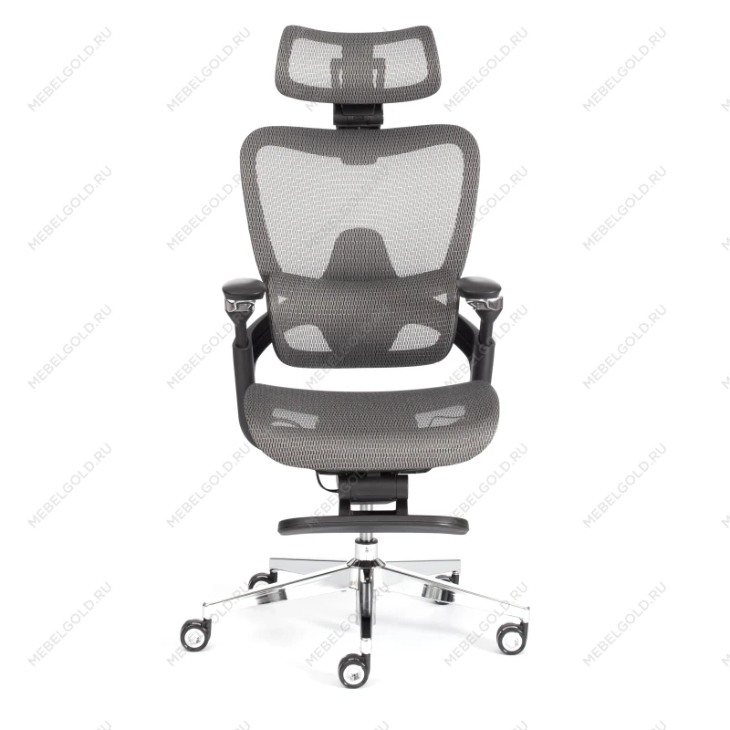 Компьютерное кресло Sakura, сетка, серый | изображение 6