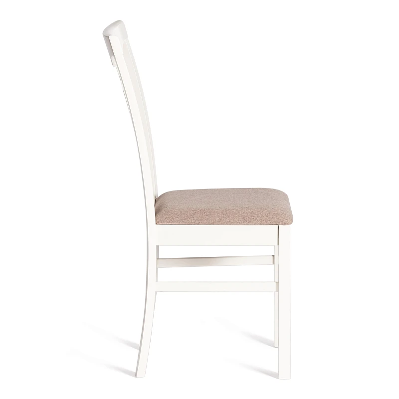 Стул - Гермес/Hermes, дерево гевея, 43х49х94см, Ivory white, ткань серая (TM-164) | изображение 1