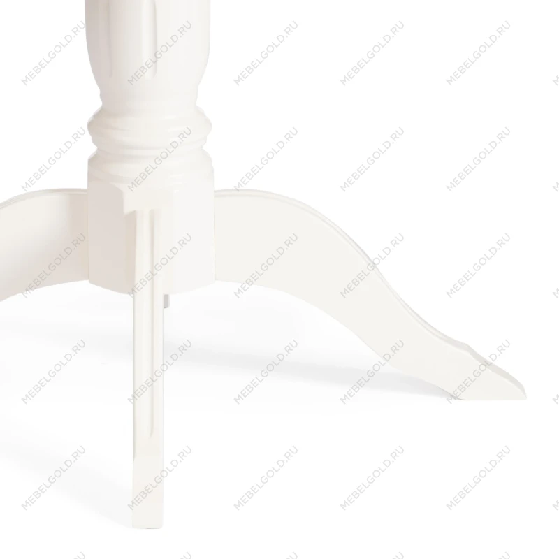 Стол STEFANO круглый, бук, мдф, D90+30x77см, Ivory white | изображение 11