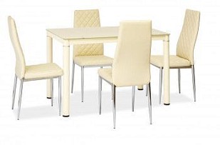 Стол обеденный Signal GALANT (кремовый) 110