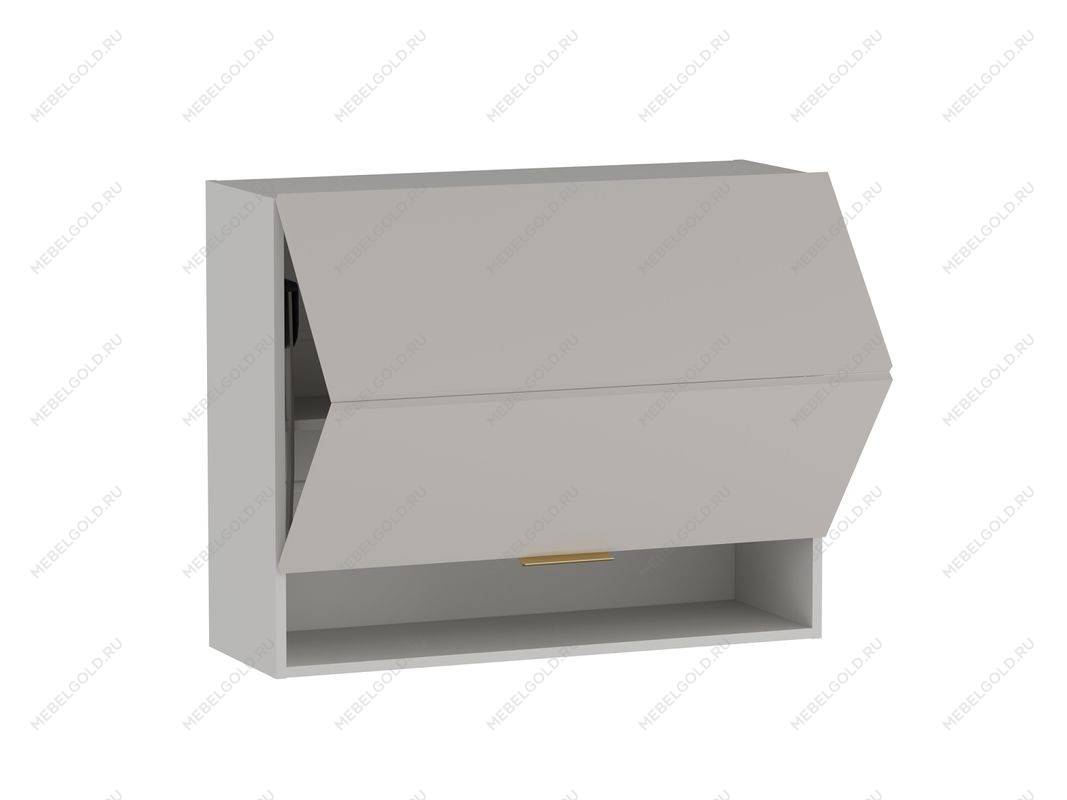 Шкаф ШГ-90СМГ, Монза (900*316*720) Экокожа Бежевый, 23160 | изображение 1