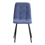 Стул CHILLY MAX, Велюр/металл, 45 х 54 х 90 см, серо-голубой/черный | изображение 4