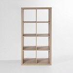 КАЛЛАКС / ФОРА Стеллаж ИКЕА / IKEA 8, прямоуголной формы с двумя рядами ячеек, тамбурат, дуб беленый | изображение 2