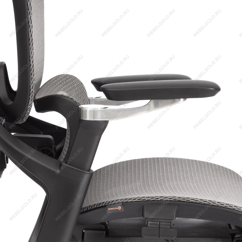 Компьютерное кресло Sakura, сетка, серый | изображение 8