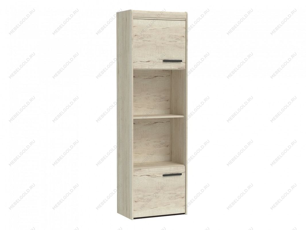 Пенал М-3 узкий, Мале (600*384*2000) Дуб галифакс белый, 31202